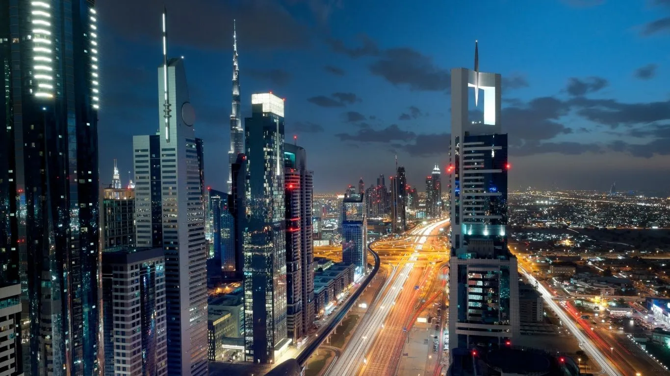 خیابان شیخ زاید دبی